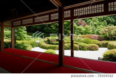 View of Horai Garden from Daichiji Shoin, Minakuchi-cho, Koka City, Shiga Prefecture View of Horai Garden from Daichiji Shoin, Minakuchi-cho, Koka City, Shiga Prefecture 78304582