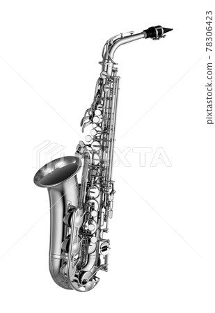 Saxophone isolated on white Saxophone isolated on white 78306423