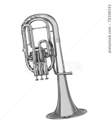 tuba isolated on white background tuba isolated on white background 78306542
