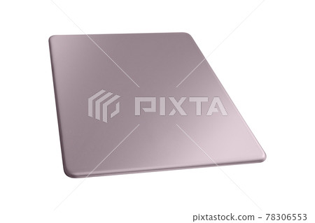gray metal plate isolated on white background gray metal plate isolated on white background 78306553