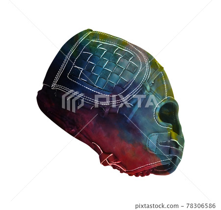 baseball glove isolated on white 78306586