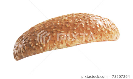 bun isolated on white background 78307264