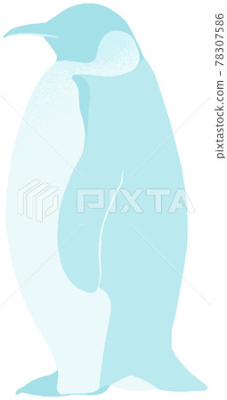 Light blue emperor penguins with a cool image 78307586
