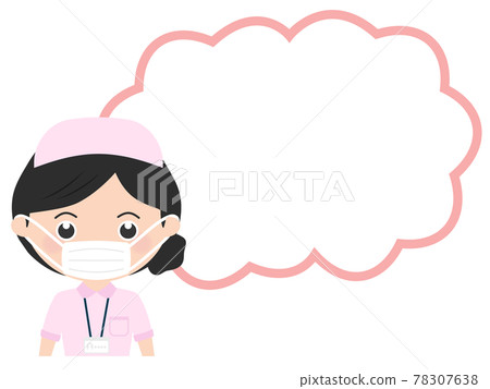 氣球護士帽/面罩實驗服(粉色)女護士 氣球護士帽/面罩實驗服(粉色)女護士 78307638