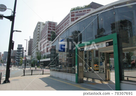 Chuo-ku, Fukuoka-shi, subway "Ropponmatsu Station" Chuo-ku, Fukuoka-shi, subway "Ropponmatsu Station" 78307691