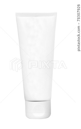 The plastic tube isolated The plastic tube isolated 78307926