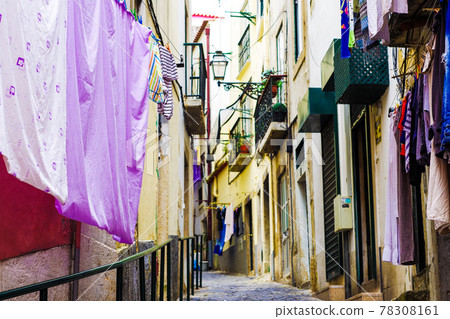 Alfama district, Lisbon 78308161