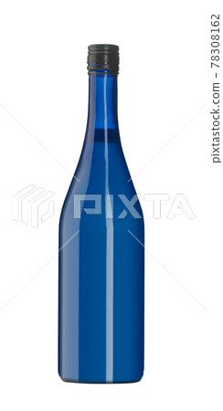 Bottle of champagne isolated on white 78308162