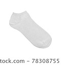 socks isolated on white background 78308755