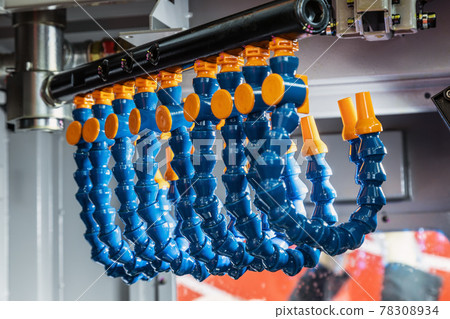 Flexible tubes for the supply of coolant on a lathe, milling or other 78308934