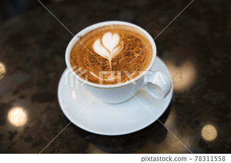 Coffee on the table, cafe art 78311558