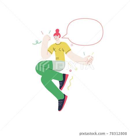 Happiness - happy people jumping in the air cheerfully Happiness - happy people jumping in the air cheerfully 78312808
