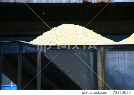 裝載石灰石的貨車...秩父鐵道/石灰石貨運 裝載石灰石的貨車...秩父鐵道/石灰石貨運 78313633