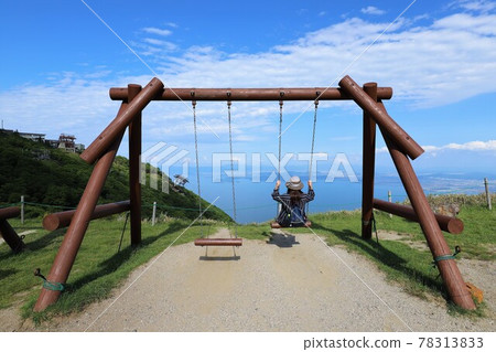 Lake Biwa Valley in early summer 78313833
