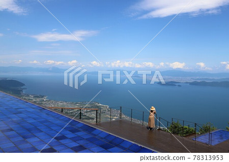 Lake Biwa Valley in early summer 78313953