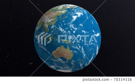 Earth CG perming3DCG illustration material 78314316