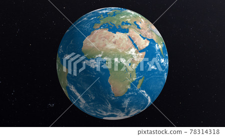 Earth CG perming3DCG illustration material Earth CG perming3DCG illustration material 78314318