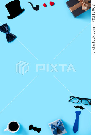 father's day background top view paper decoration Father's day father's day background top view paper decoration Father's day 78315068