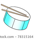 一個小鼓的插圖 78315164