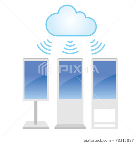 在數字標牌上顯示來自云端的數據 78315857