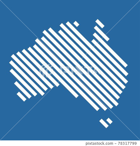 Simplicity modern abstract geometry Austalia map. Simplicity modern abstract geometry Austalia map. 78317799
