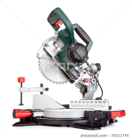 Miter saw isolated Miter saw isolated 78321745