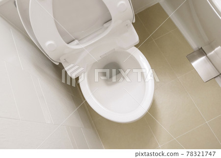 Flush toilet toilet bowl toilet image material 78321747