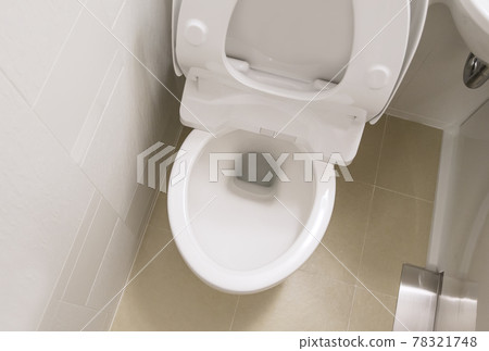 Flush toilet toilet bowl toilet image material 78321748