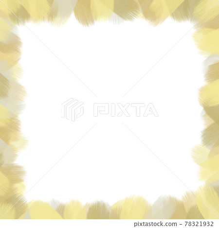 黃色和灰色的花卉感框架 78321932