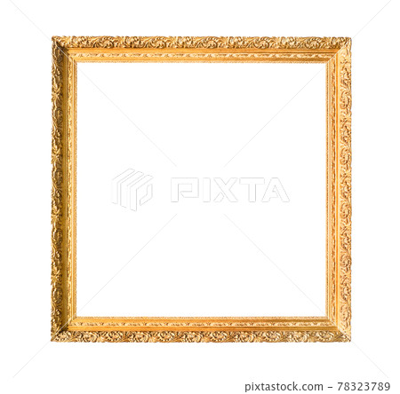 square carved narrow wooden painting frame 78323789