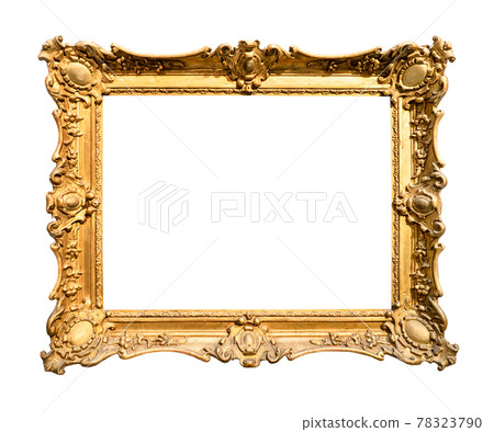 vintage wide decorated baroque painting frame vintage wide decorated baroque painting frame 78323790
