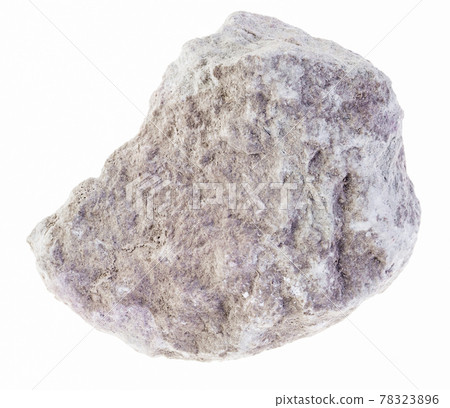 rough marl stone ( mergel, mudstone) on white 78323896