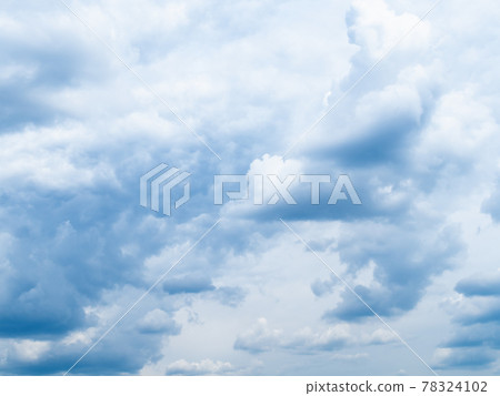 blue sky with rainy clouds in spring blue sky with rainy clouds in spring 78324102