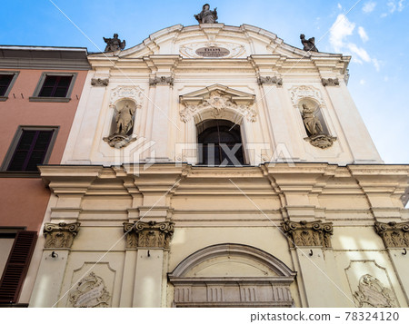 Church Madonna dello Spasimo in Bergamo city Church Madonna dello Spasimo in Bergamo city 78324120