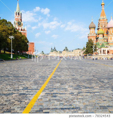 Vasilevsky Descent of Red Square in Moscow city Vasilevsky Descent of Red Square in Moscow city 78324543