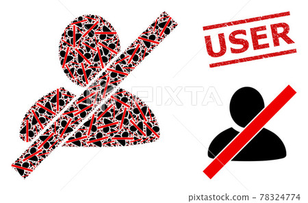 Wrong User Collage of Wrong User Icons and Grunge User Seal Wrong User Collage of Wrong User Icons and Grunge User Seal 78324774