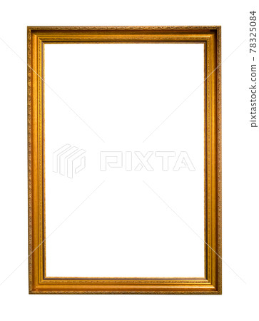 vertical narrow gilded wood picture frame cutout vertical narrow gilded wood picture frame cutout 78325084