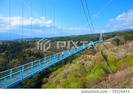三島天空步道和空中步道:大吊橋和藍天 三島天空步道和空中步道:大吊橋和藍天 78326452