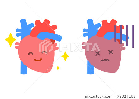 Heart and face 78327195