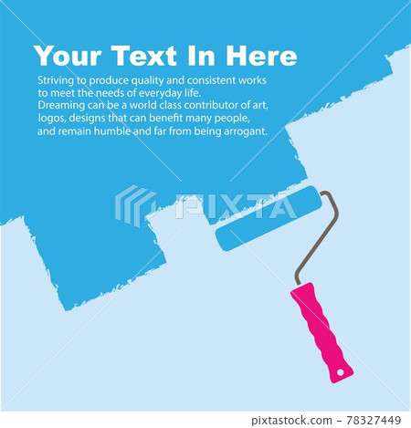 roller paint vector illustration design 78327449