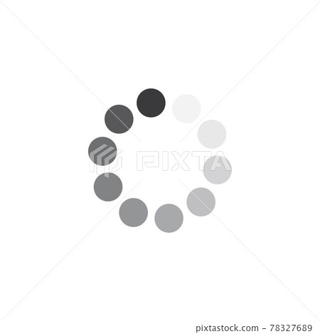 loading indicator icon vector illustration design 78327689