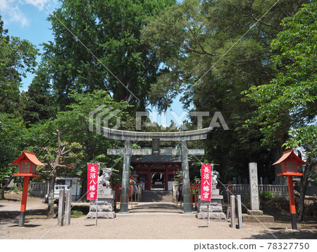 長沼八幡宮銅牌鳥居摩卡市 78327750