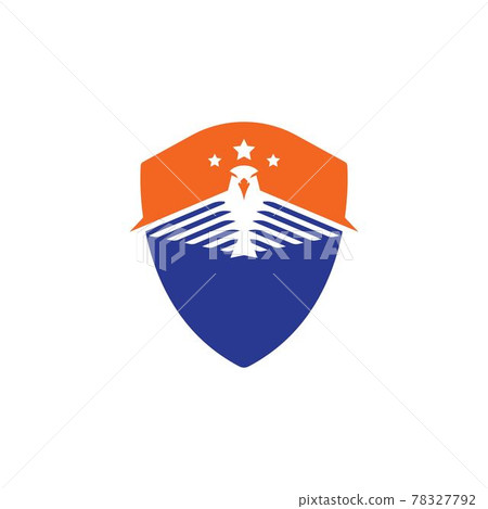 Falcon Eagle Bird Logo Template vector Falcon Eagle Bird Logo Template vector 78327792