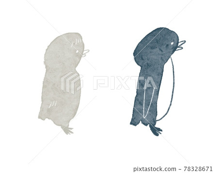 Penguins parent and child illustration 78328671