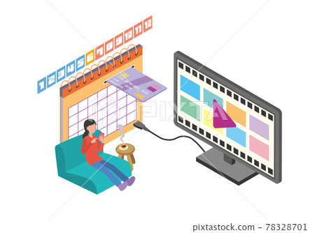 視頻訂閱服務的圖像說明 視頻訂閱服務的圖像說明 78328701