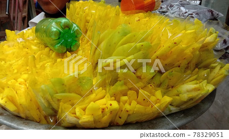 testy and healthy green mango 78329051