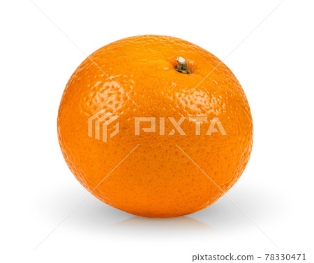 Tangerine or clementine on white background 78330471