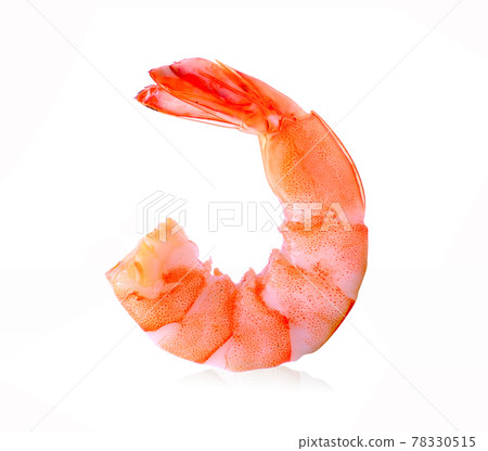 shrimps on a white background shrimps on a white background 78330515