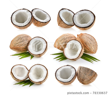 coconut isolated on white coconut isolated on white 78330637