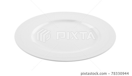 white plate on white background 78330944